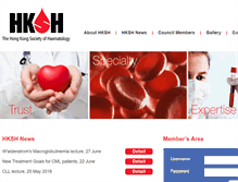 Tablet Screenshot of hksh.org
